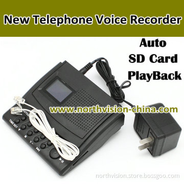 Rt80 New Telephone Call Recorder for Automatic Phone Recording, LCD Display, MP3 Function, Replay Function, Play Back